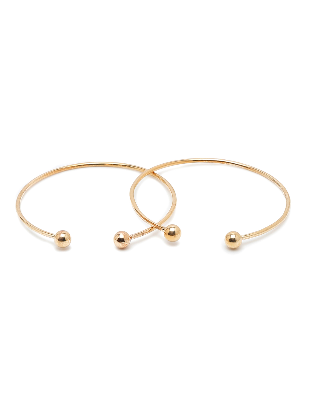 YouBella Jewellery Gold Plated Combo of 2 Charm Bracelet Bangle for Girls and Women (Gold) (YBBN_91968)