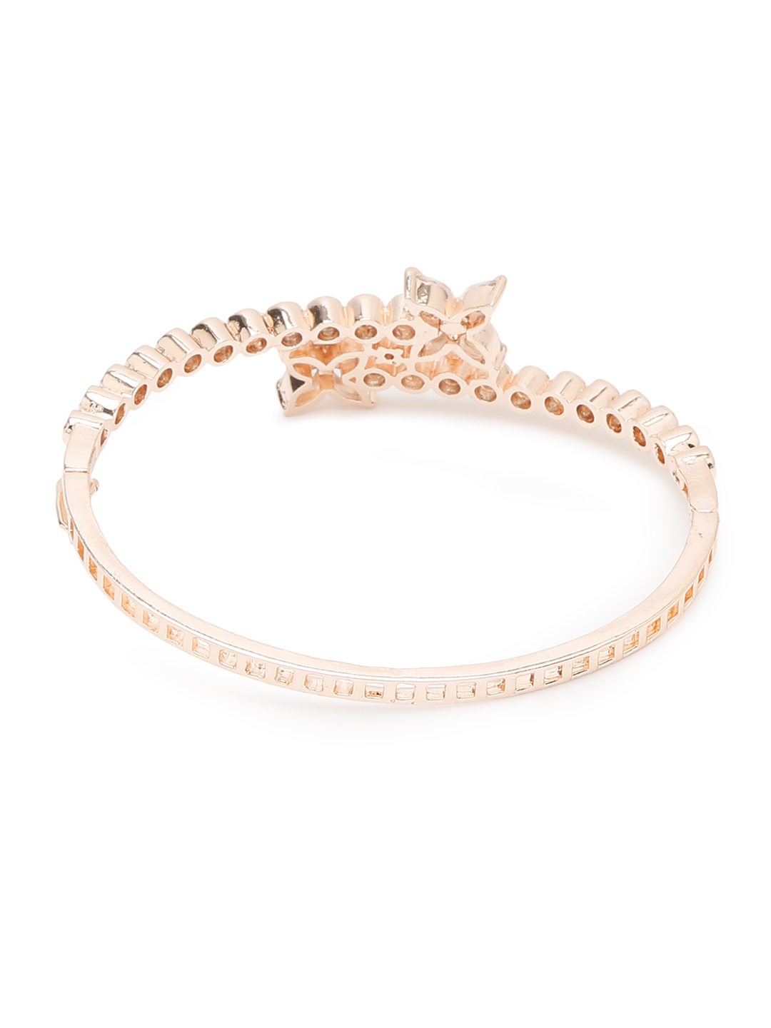 YouBella Jewellery for women Celebrity Inspired American Diamond Studded Bracelet for Girls and Women (Style 3)