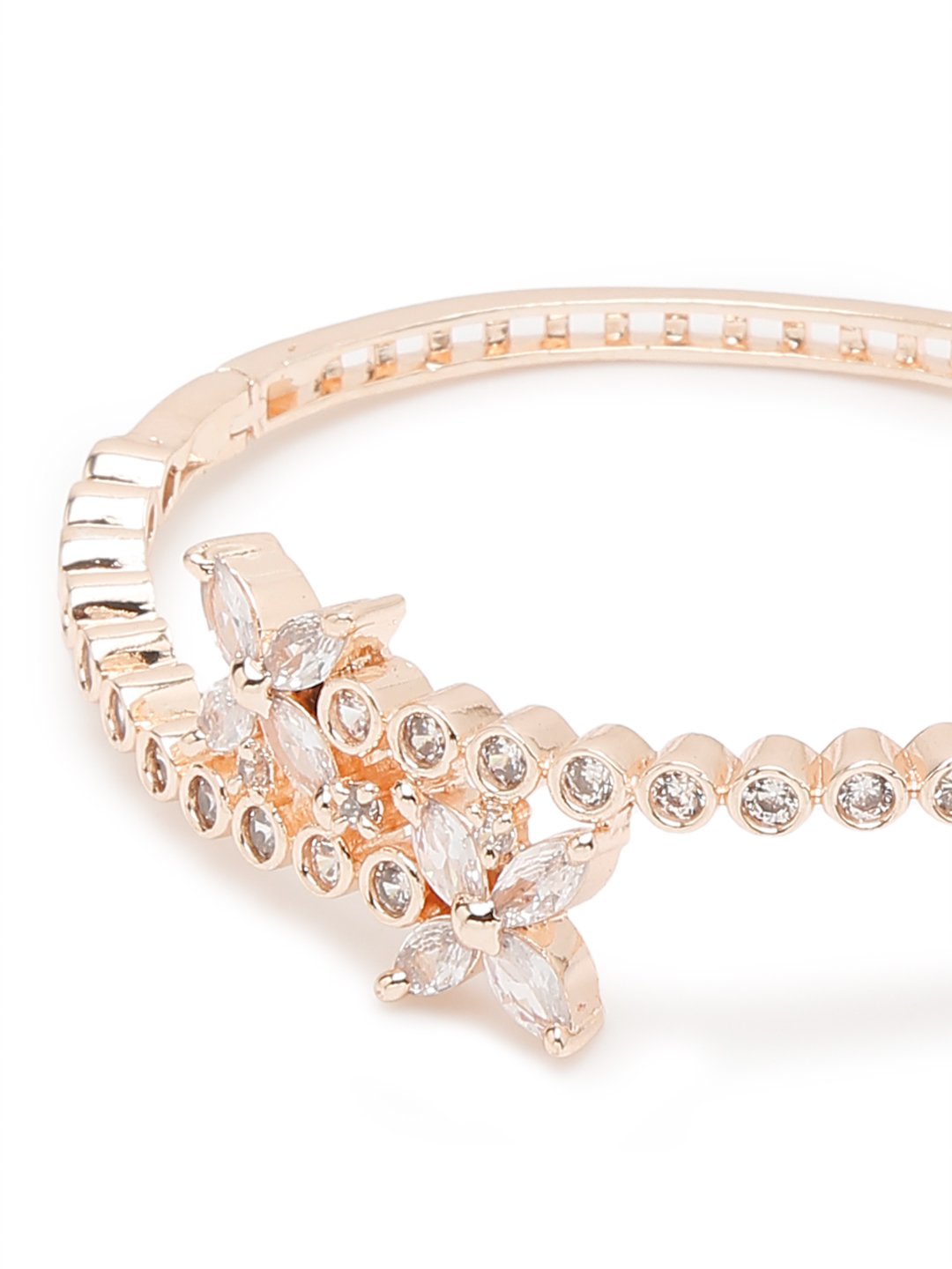 YouBella Jewellery for women Celebrity Inspired American Diamond Studded Bracelet for Girls and Women (Style 3)