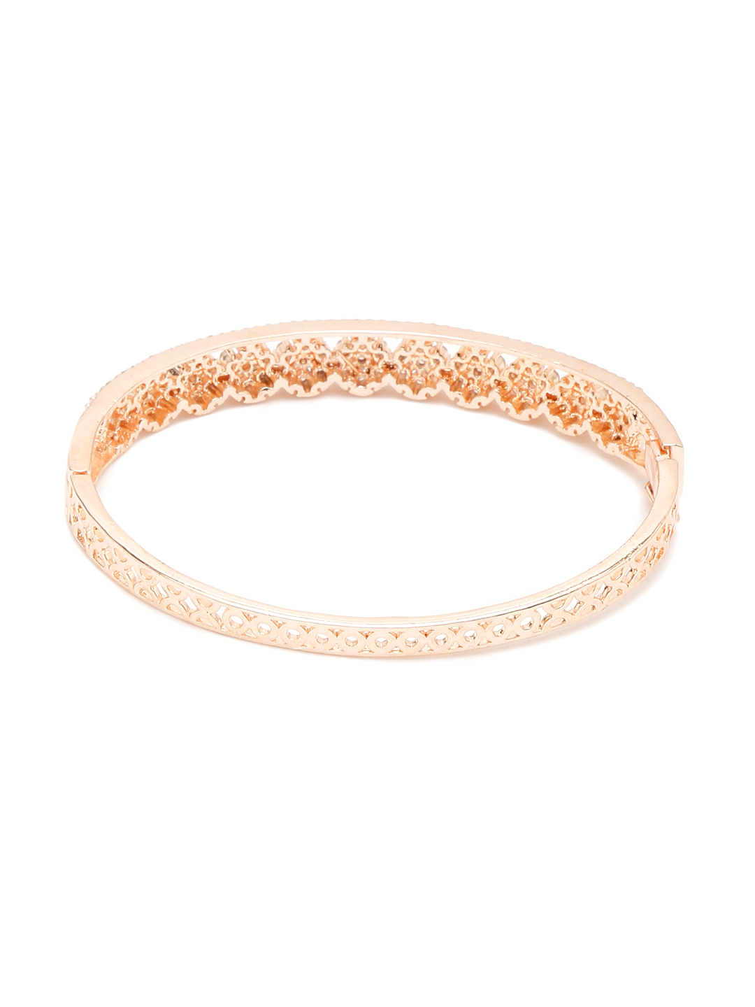 YouBella Jewellery for women Celebrity Inspired American Diamond Studded Bracelet for Girls and Women (Style 1)
