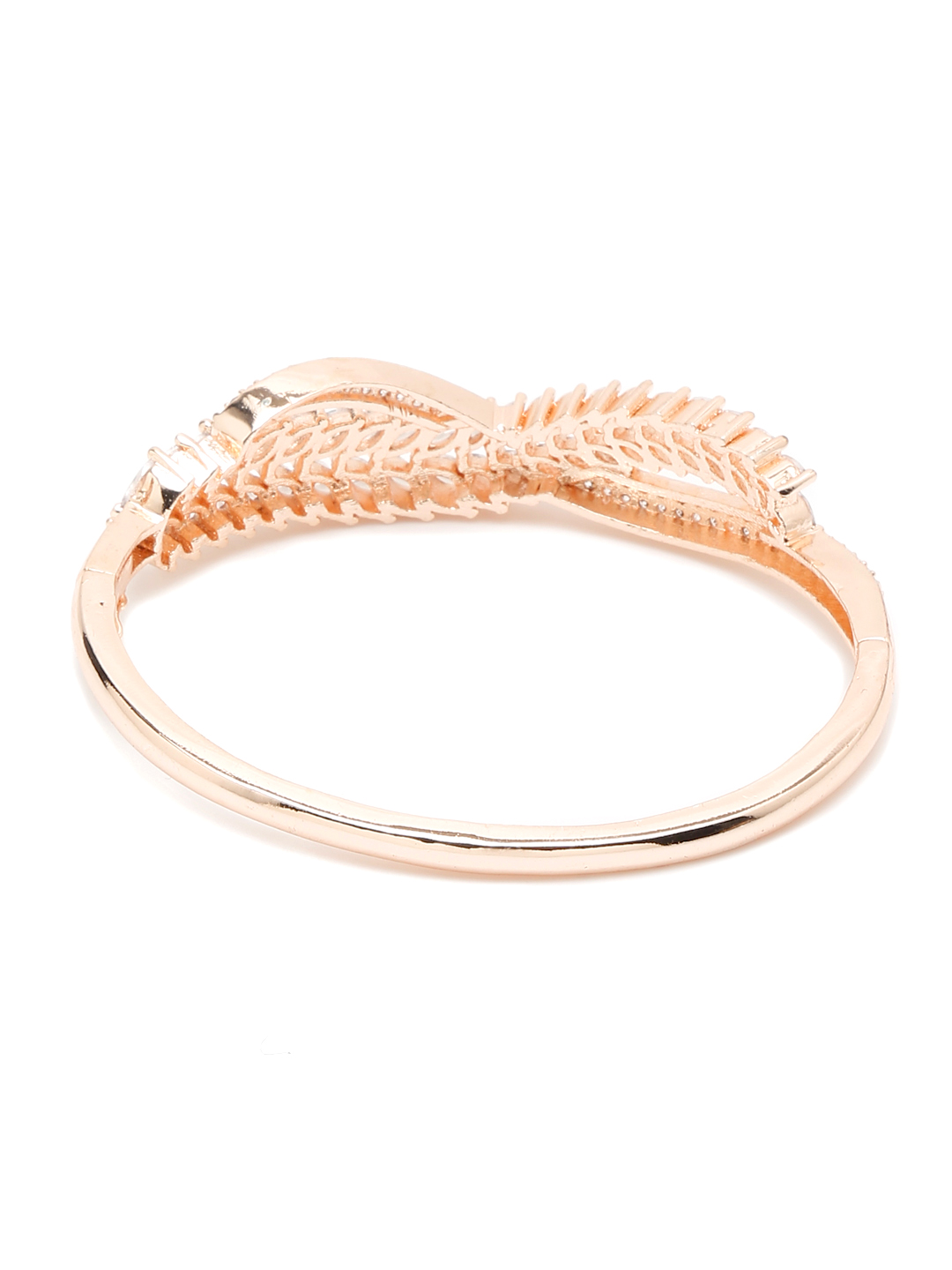 YouBella Jewellery for women Celebrity Inspired American Diamond Studded Bracelet for Girls and Women (Style 2)