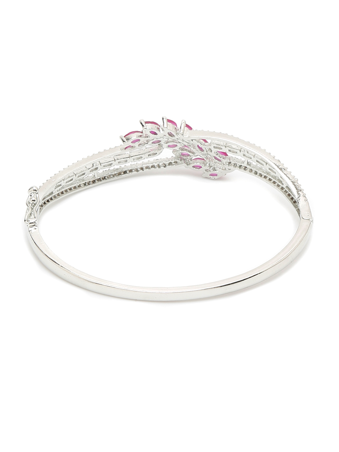 YouBella Jewellery for women Celebrity Inspired American Diamond Studded Bracelet for Girls and Women (Style 3)