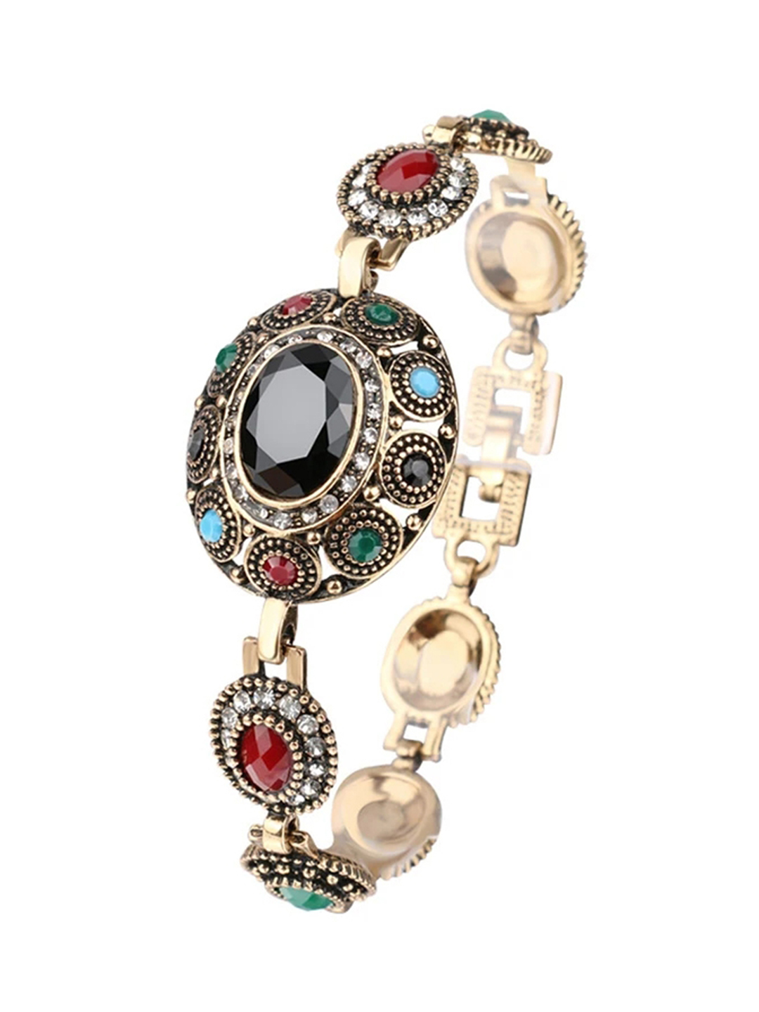 YouBella Jewellery for Women Celebrity Inspired Gold Plated Bracelet Bangle for Girls and Women (Silver)