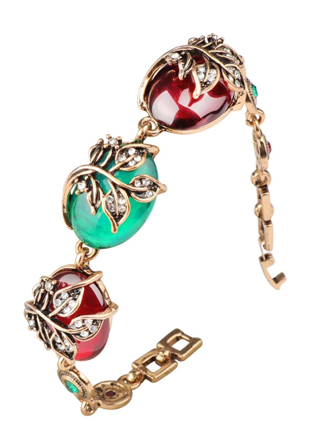 YouBella Jewellery for Women Celebrity Inspired Gold Plated Bracelet Bangle for Girls and Women (Multi-Color) (Style 1)