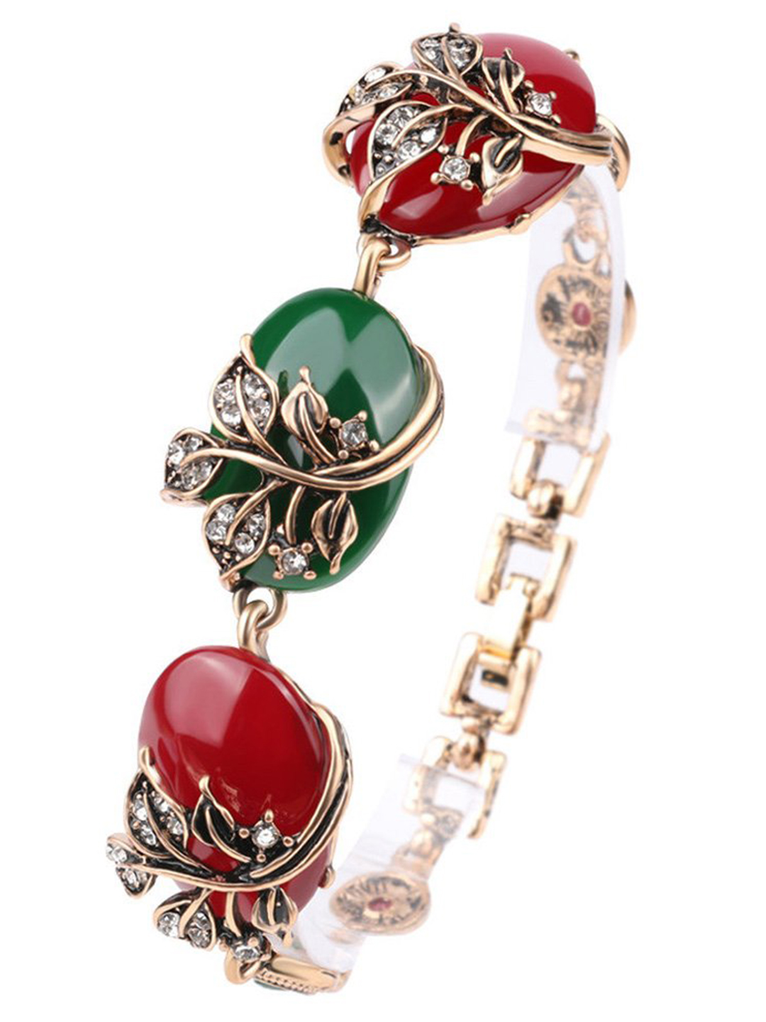YouBella Jewellery for Women Celebrity Inspired Gold Plated Bracelet Bangle for Girls and Women (Multi-Color) (Style 1)