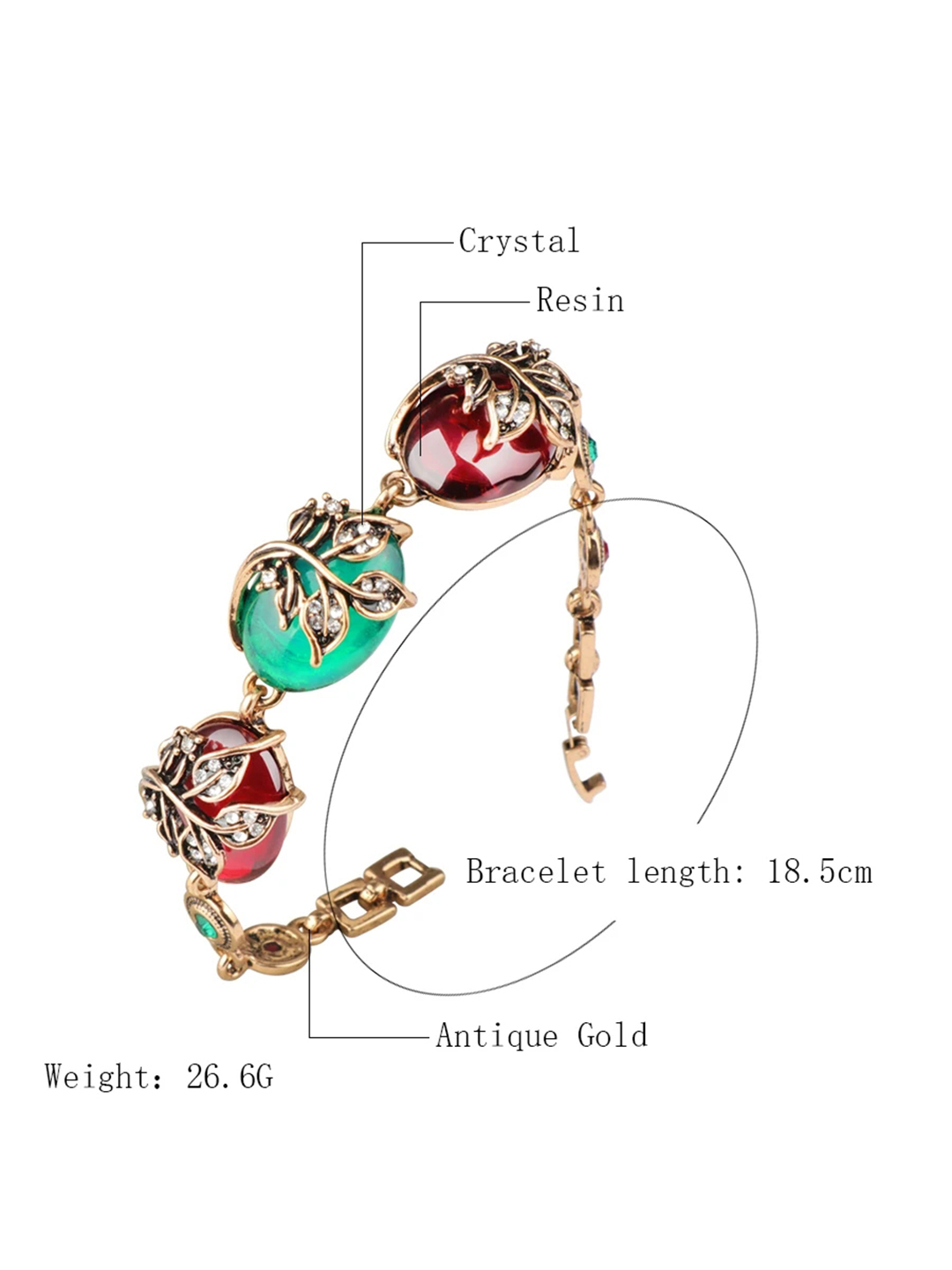 YouBella Jewellery for Women Celebrity Inspired Gold Plated Bracelet Bangle for Girls and Women (Multi-Color) (Style 1)