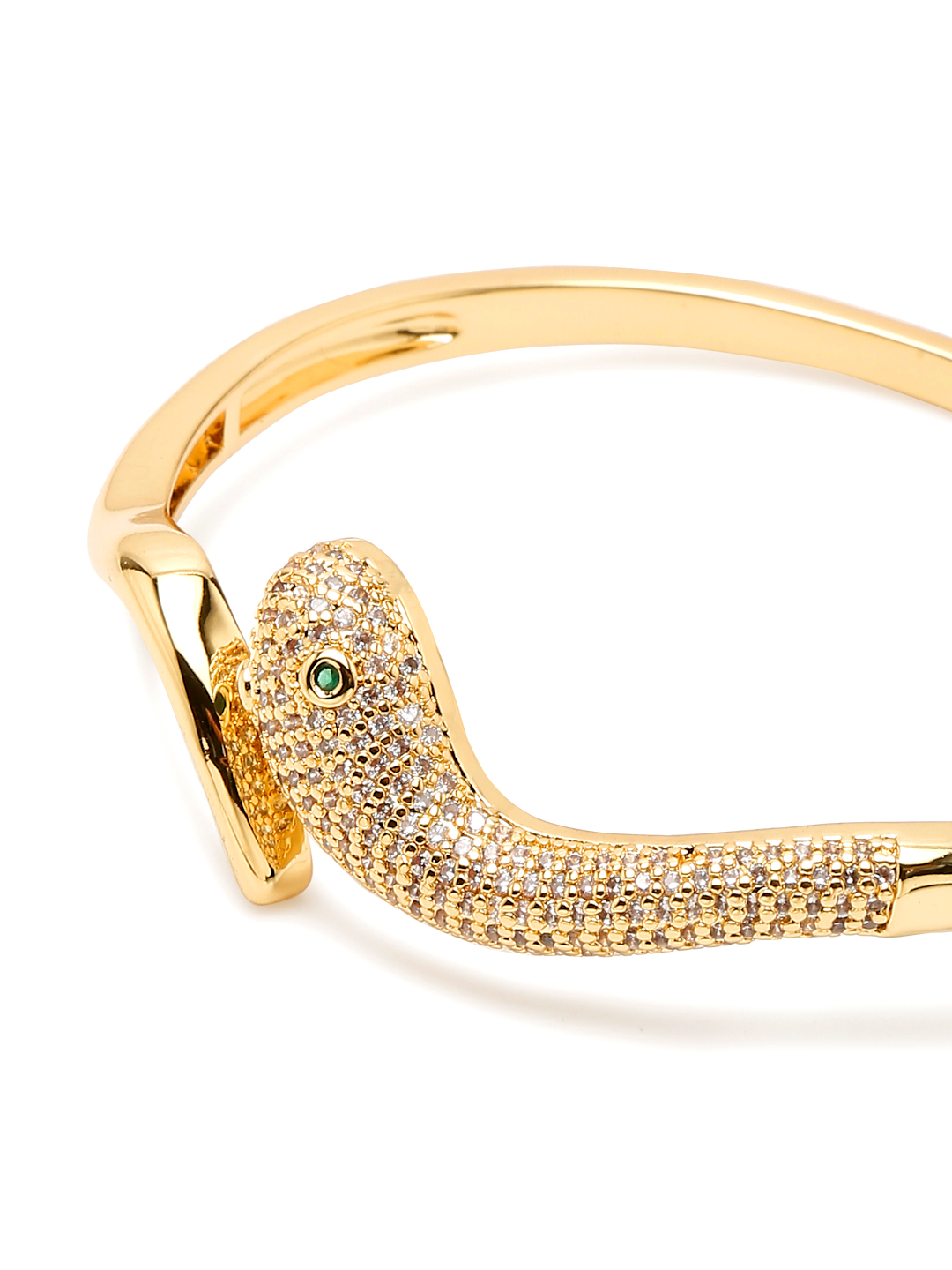 YouBella Jewellery for Women Celebrity Inspired Gold Plated Sleek4 Bracelet Bangle for Women and Girls (YBBN_92131) (Gold)