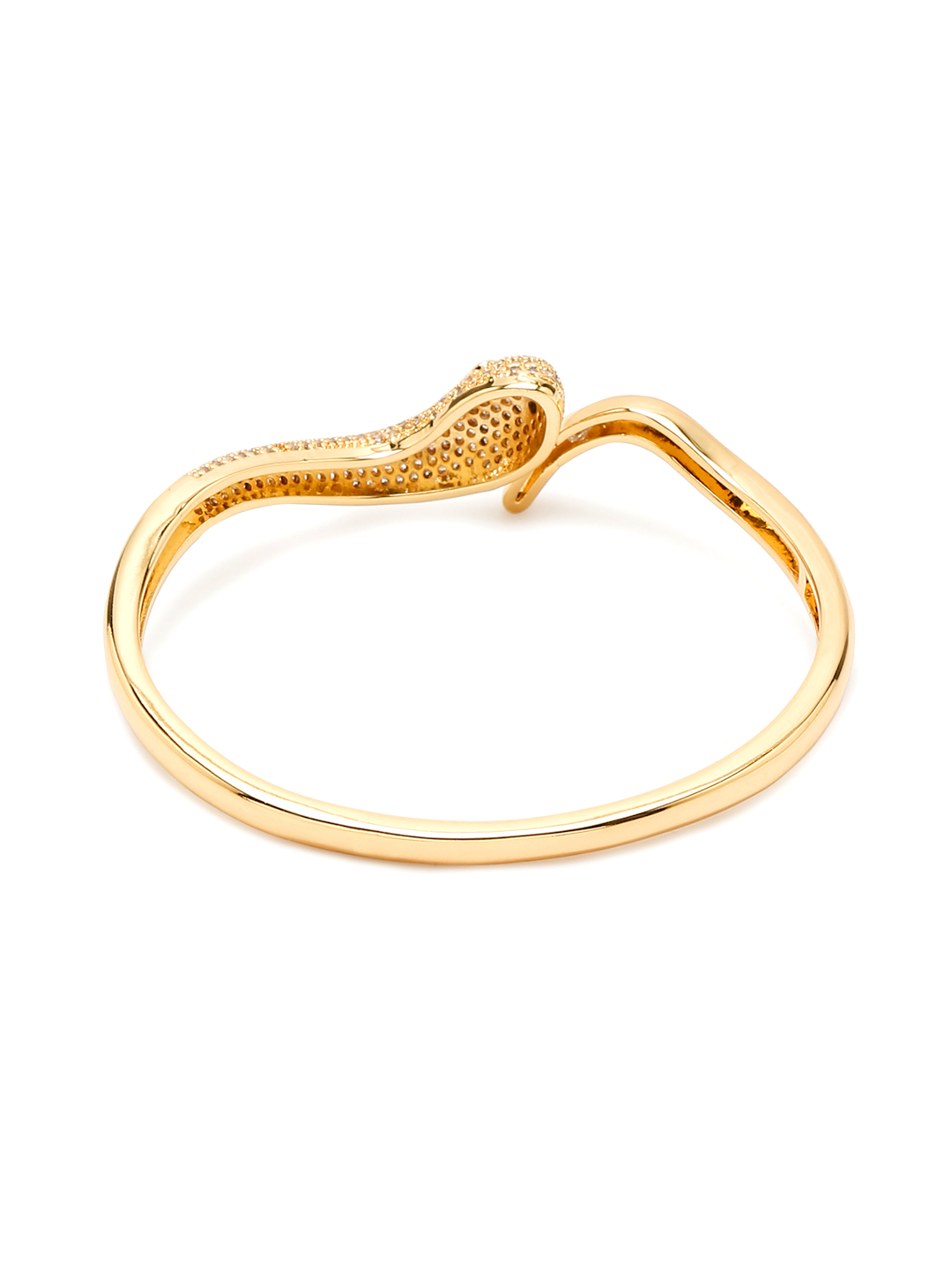 YouBella Jewellery for Women Celebrity Inspired Gold Plated Sleek4 Bracelet Bangle for Women and Girls (YBBN_92131) (Gold)