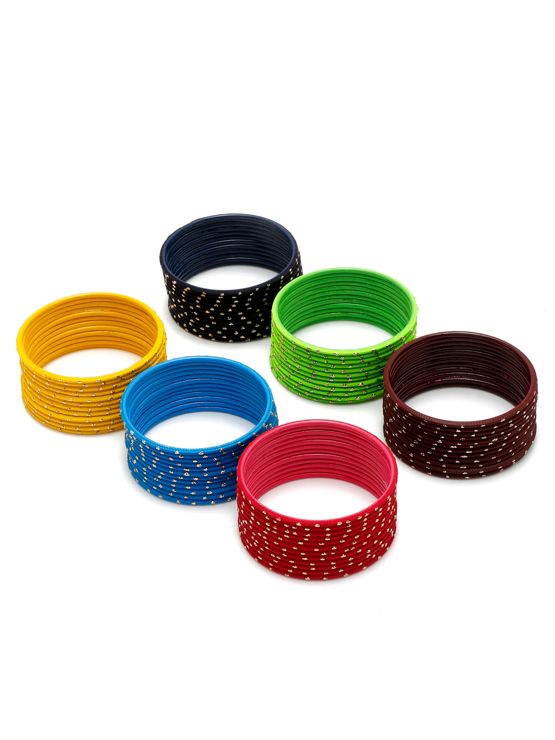YouBella Jewellery for Women Multi-Color Bangles Set of 72 Bangles for Women and Girls