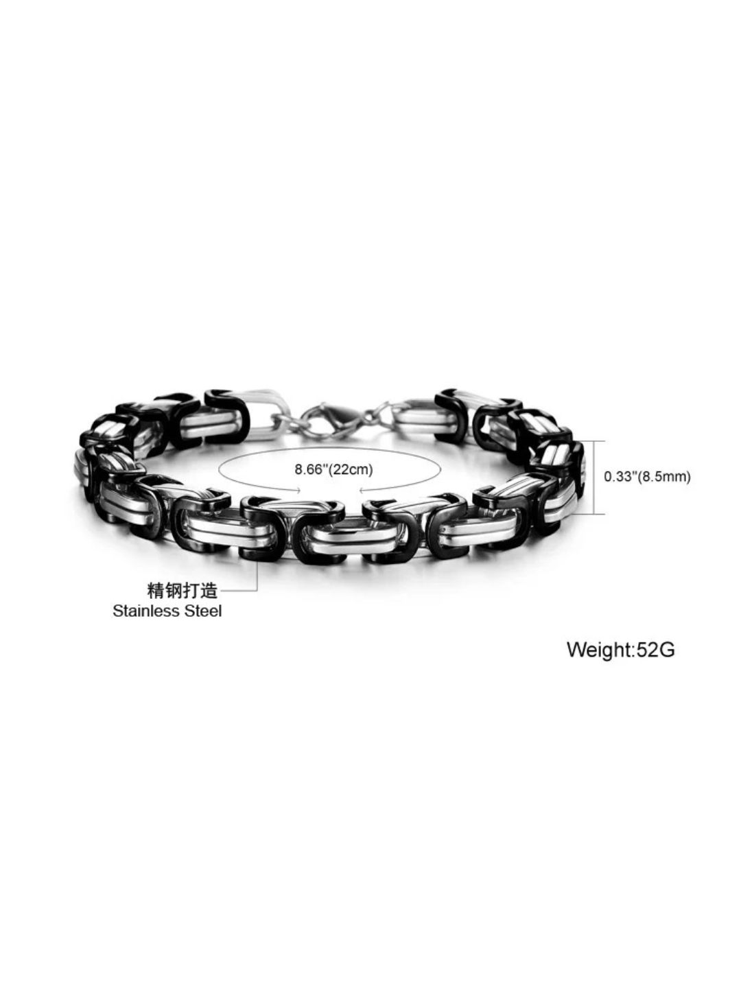 YouBella Bracelets for Men and Boys Black Leather Bracelet for Men | European Hot Retro Style Leather Band Bracelets for Men | Birthday Gift for Men and Boys Anniversary Gift for Husband