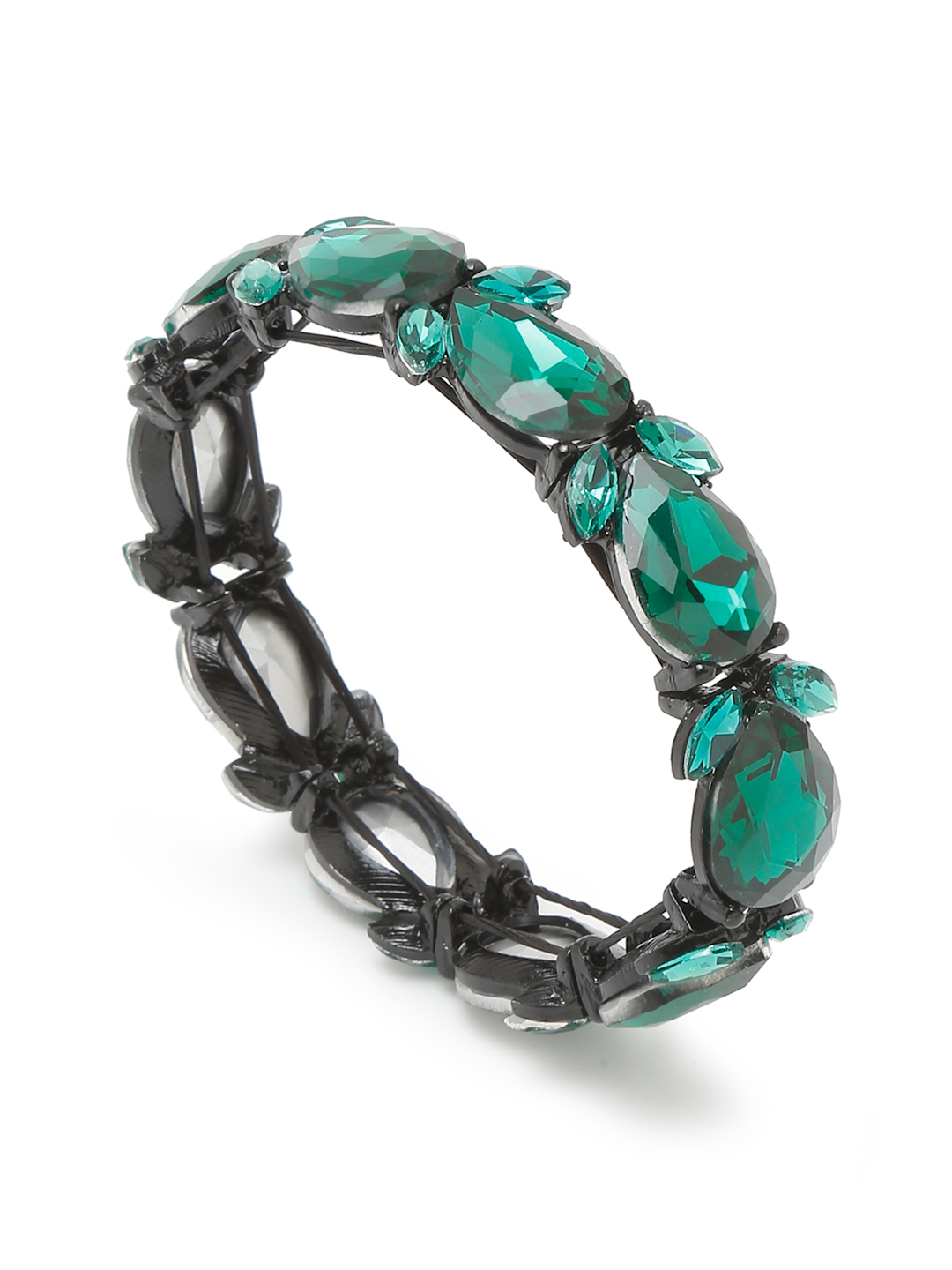 YouBella Jewellery for Women Stylish Celebrity Inspired Crystal Bracelets for Women and Girls