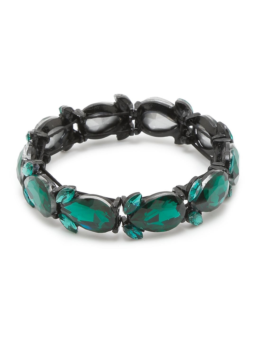 YouBella Jewellery for Women Stylish Celebrity Inspired Crystal Bracelets for Women and Girls