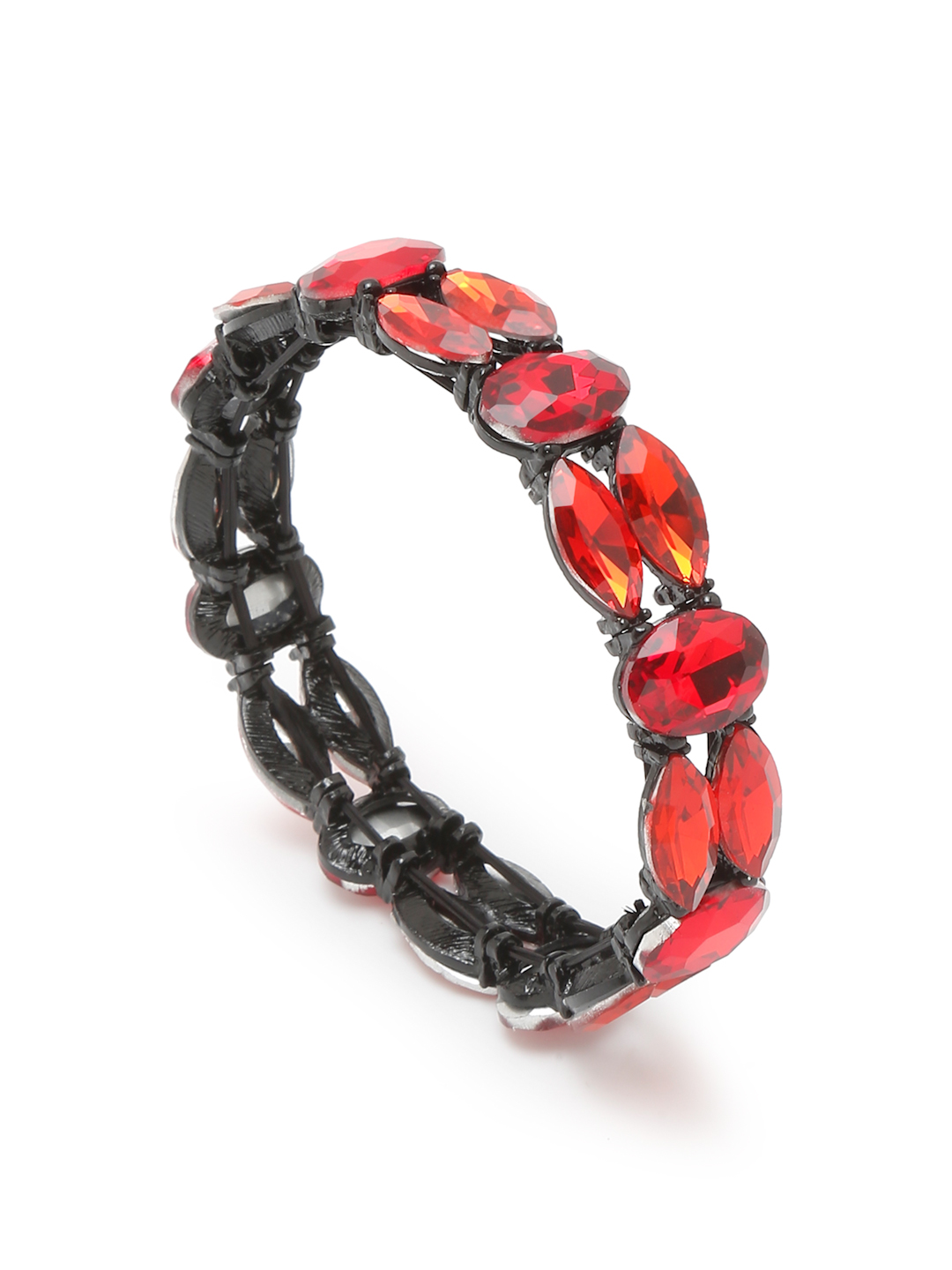YouBella Jewellery for Women Stylish Celebrity Inspired Crystal Bracelets for Women and Girls