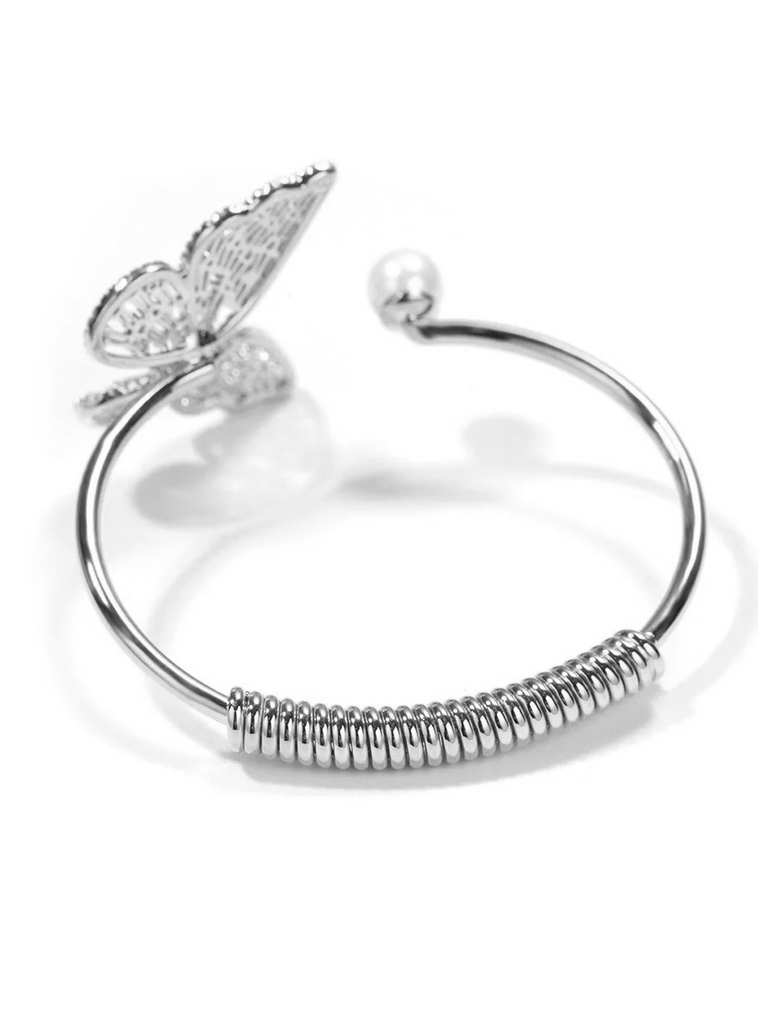 YouBella Jewellery for Women Stylish Celebrity Inspired Crystal Butterfly Shaped Bracelets for Women and Girls