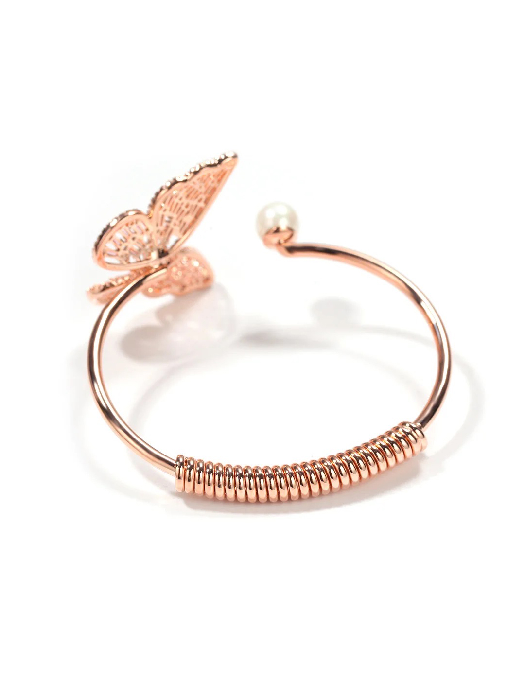 YouBella Jewellery for Women Stylish Celebrity Inspired Crystal Butterfly Shaped Bracelets for Women and Girls
