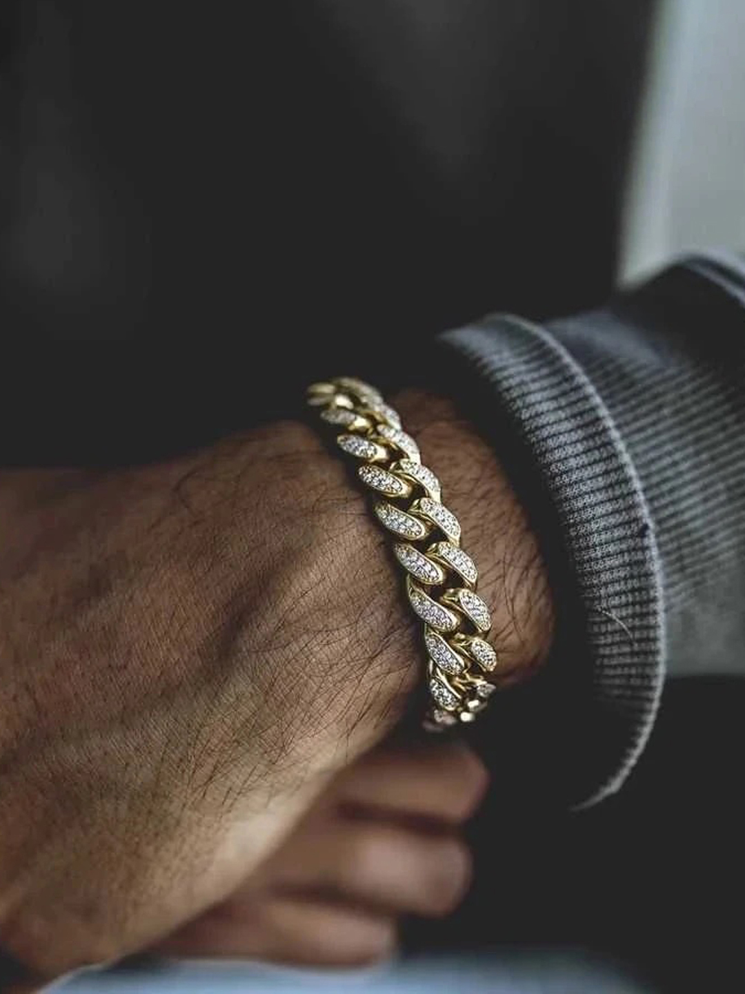 YouBella Jewellery for Men Stylish Celebrity Inspired Cuban Bracelets for Men and Boys