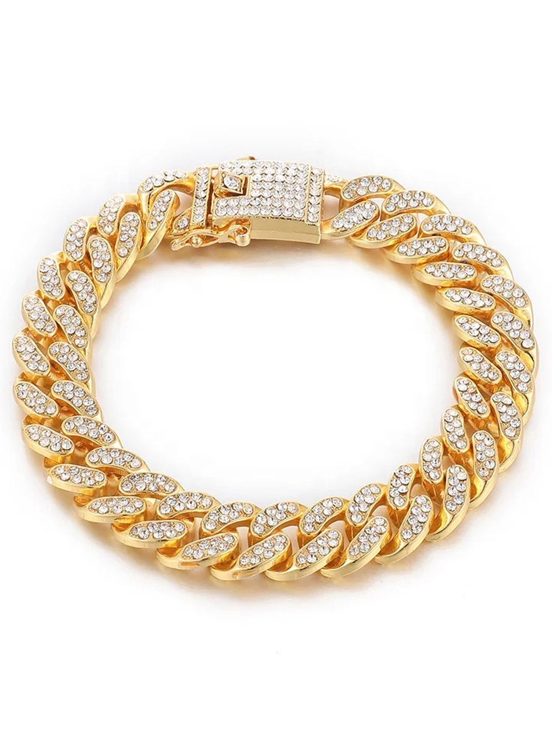 YouBella Jewellery for Men Stylish Celebrity Inspired Cuban Bracelets for Men and Boys