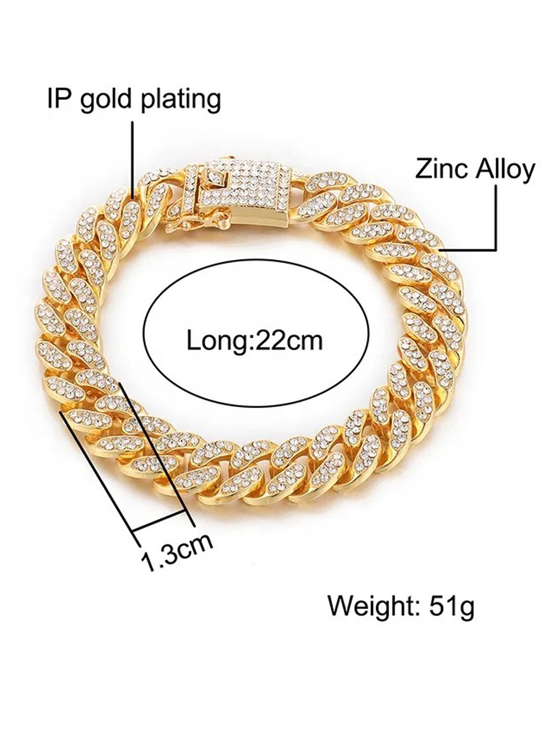 YouBella Jewellery for Men Stylish Celebrity Inspired Cuban Bracelets for Men and Boys