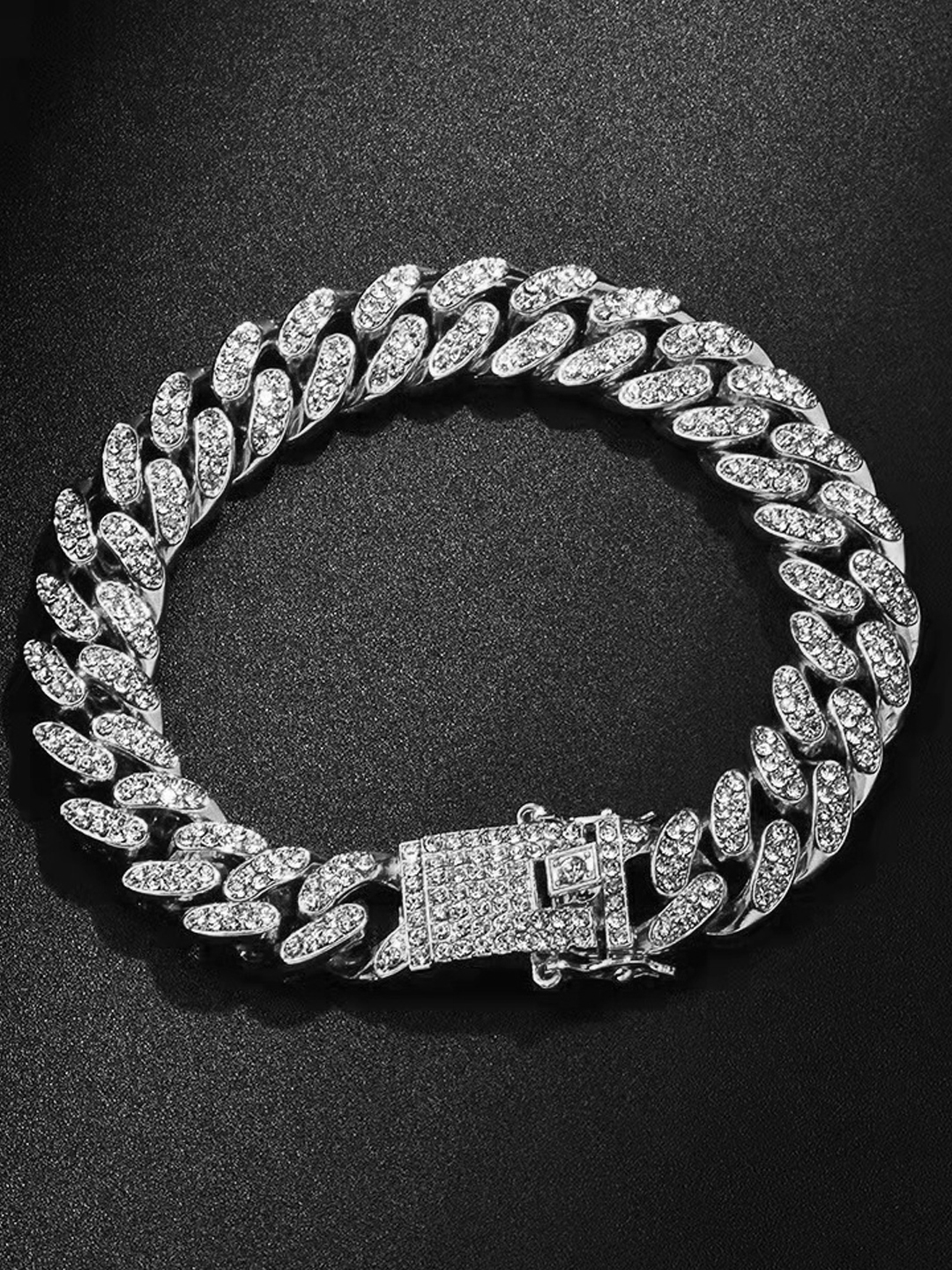 YouBella Jewellery for Men Stylish Celebrity Inspired Cuban Bracelets for Men and Boys