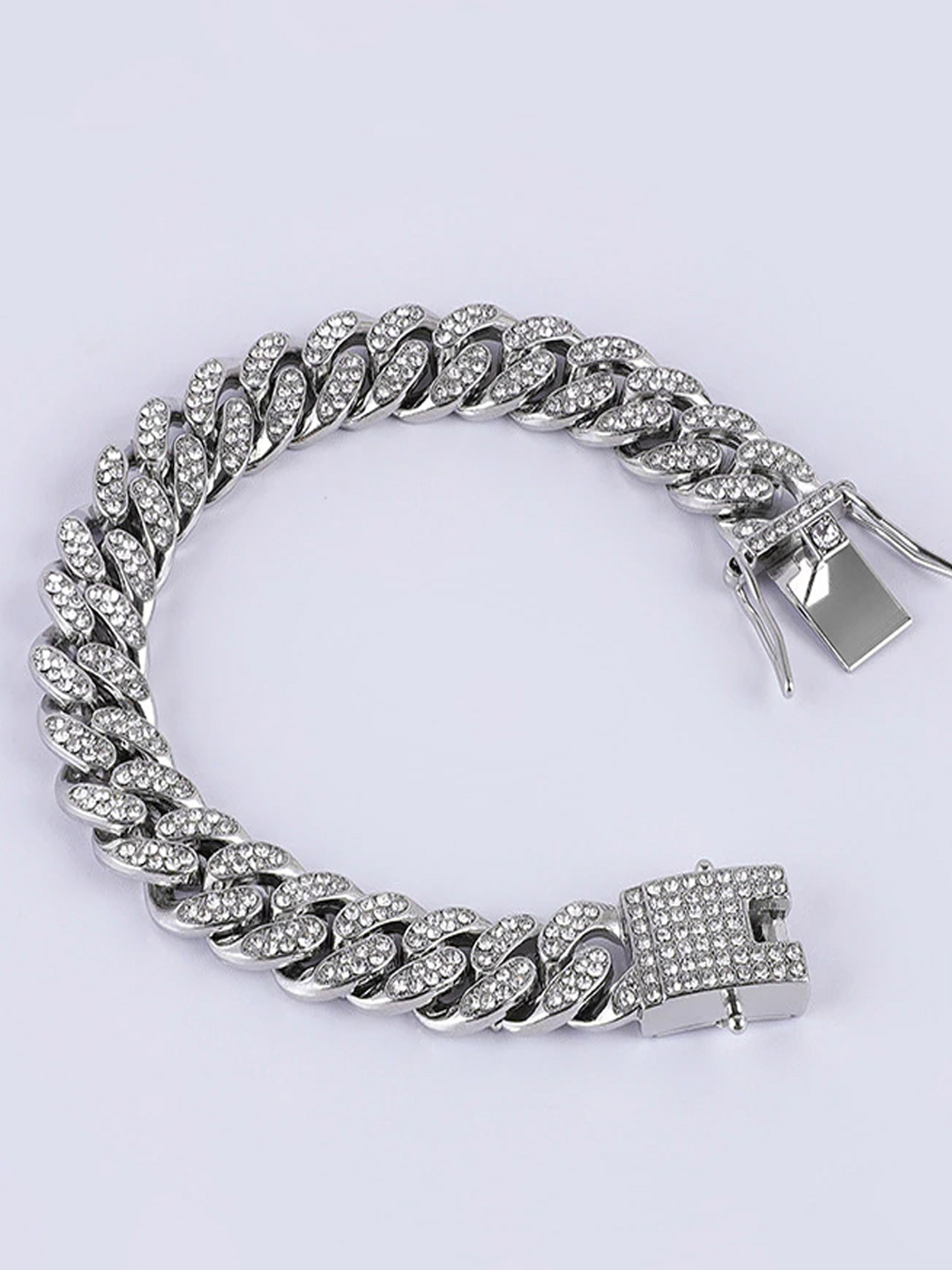 YouBella Jewellery for Men Stylish Celebrity Inspired Cuban Bracelets for Men and Boys