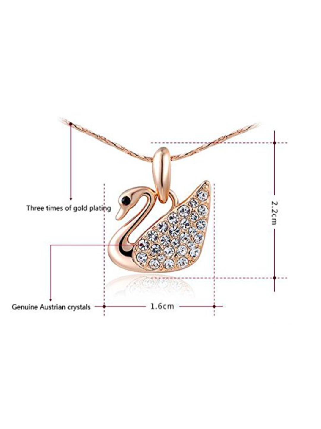 YouBella Combo of Golden Crystal Pendant Necklace Set, Bangle Bracelet and Earrings for Women