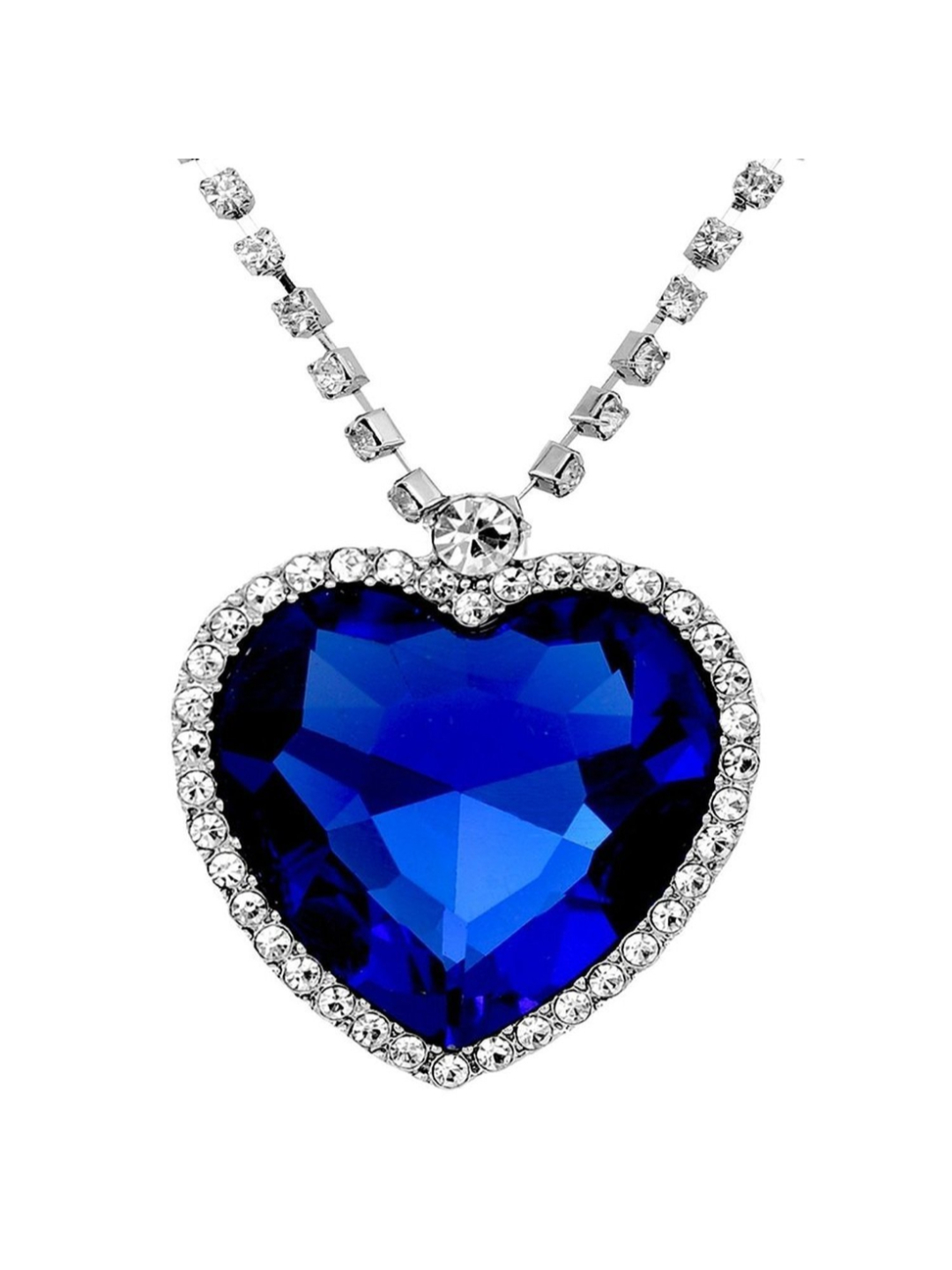 Valentine Gifts : YouBella Jewellery Valentine Collection Crystal Combo of Love Heart Pendant Necklace Set and Bangle Bracelet for Girls and Women