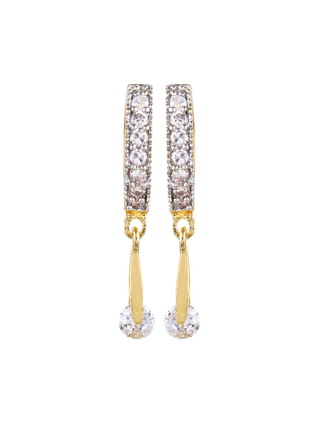 YouBella Fancy Drop Gold Plated Bali Earrings