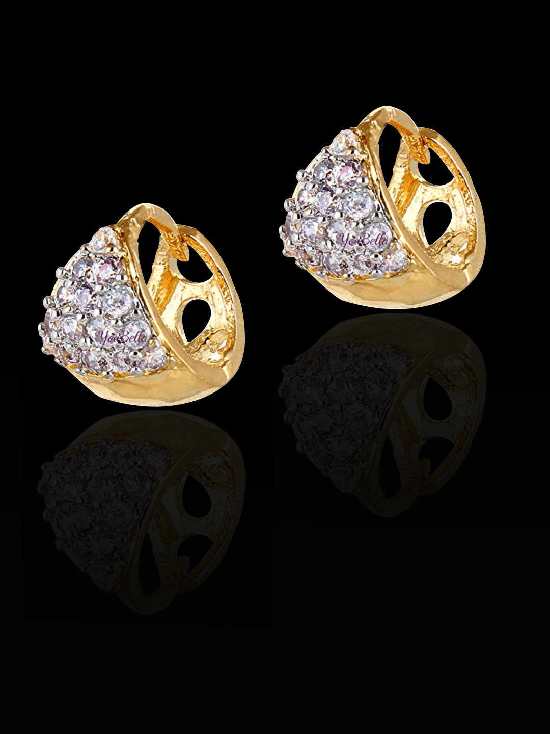 YouBella Gold Plated Bali Earrings