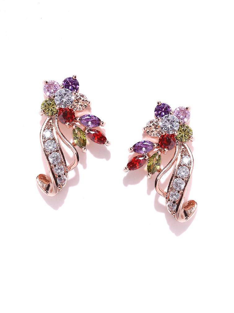 YouBella Earrings for women stylish Jewellery Crystal Party Wear Earrings for Girls and Women (Style 2)