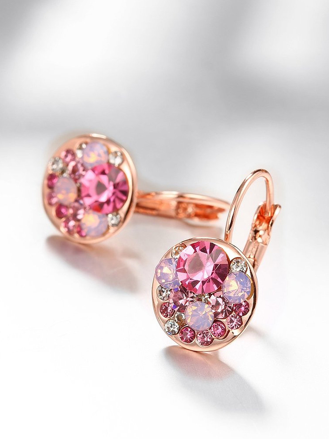 YouBella AAA Swiss Zircon Gold-Plated Earrings for Women