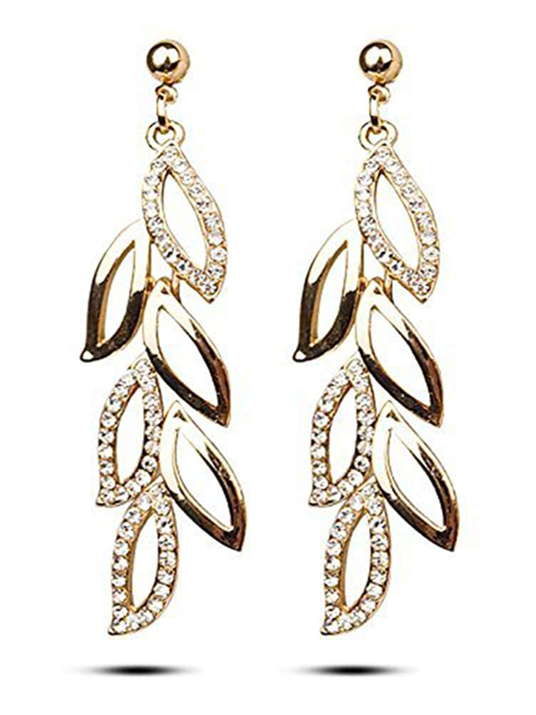Valentine Gifts : YouBella Jewellery Valentine Collection AAA Swiss Zircon Earrings for Girls and Women
