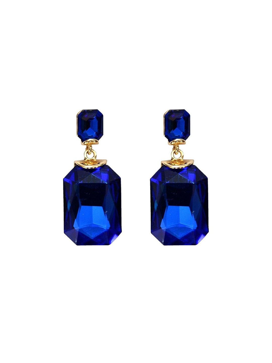 YouBella Jewellery Valentine Collection Earrings for Girls and Women (Dark BLUE)