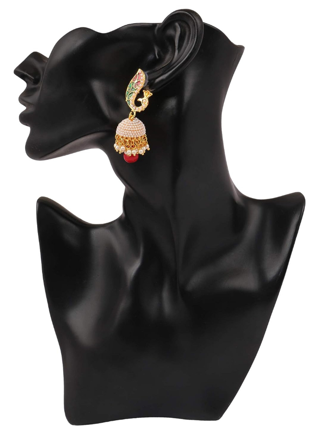 YouBella Jewellery Gold Plated Pearl Jhumka/Jhumki Earrings for Women Traditional Earrings for Girls