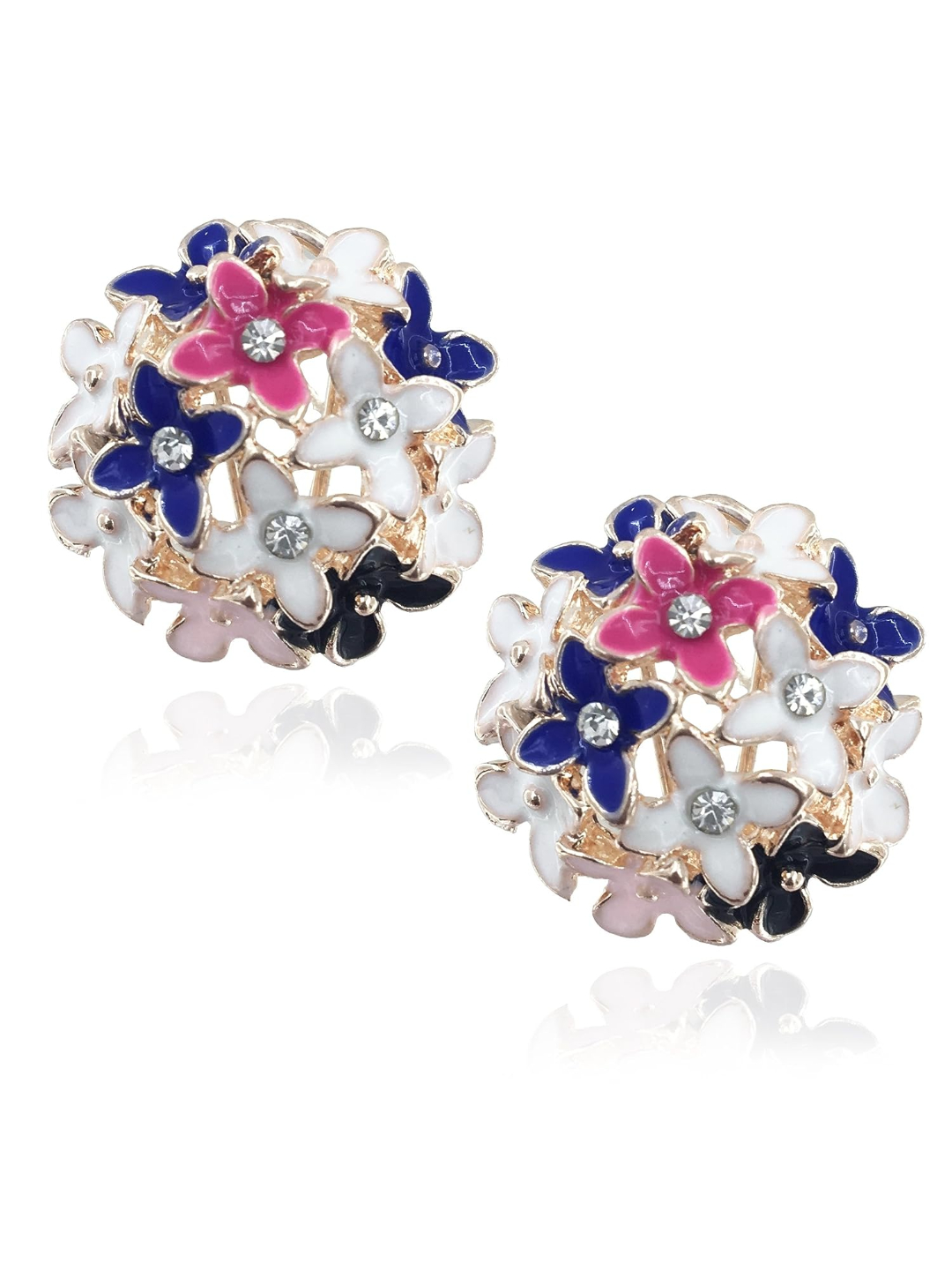 YouBella Jewellery Presents Gracias Collection Floral Earrings for Girls and Women (Multi-Color 4)