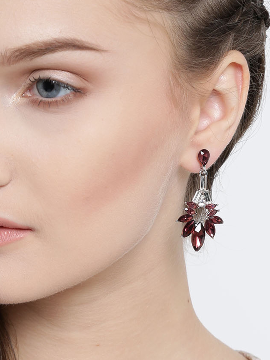 YouBella Jewellery Valentine Collection Earrings for Girls and Women (PINK)
