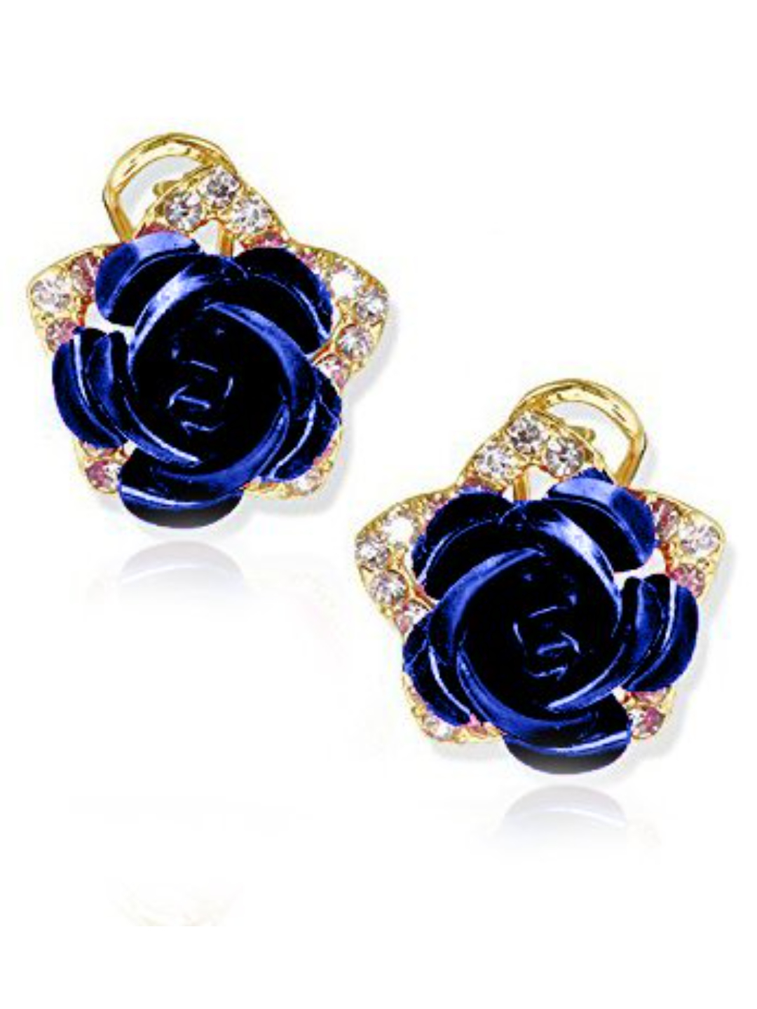 YouBella Jewellery Crystal Floral Earrings For Girls and Women