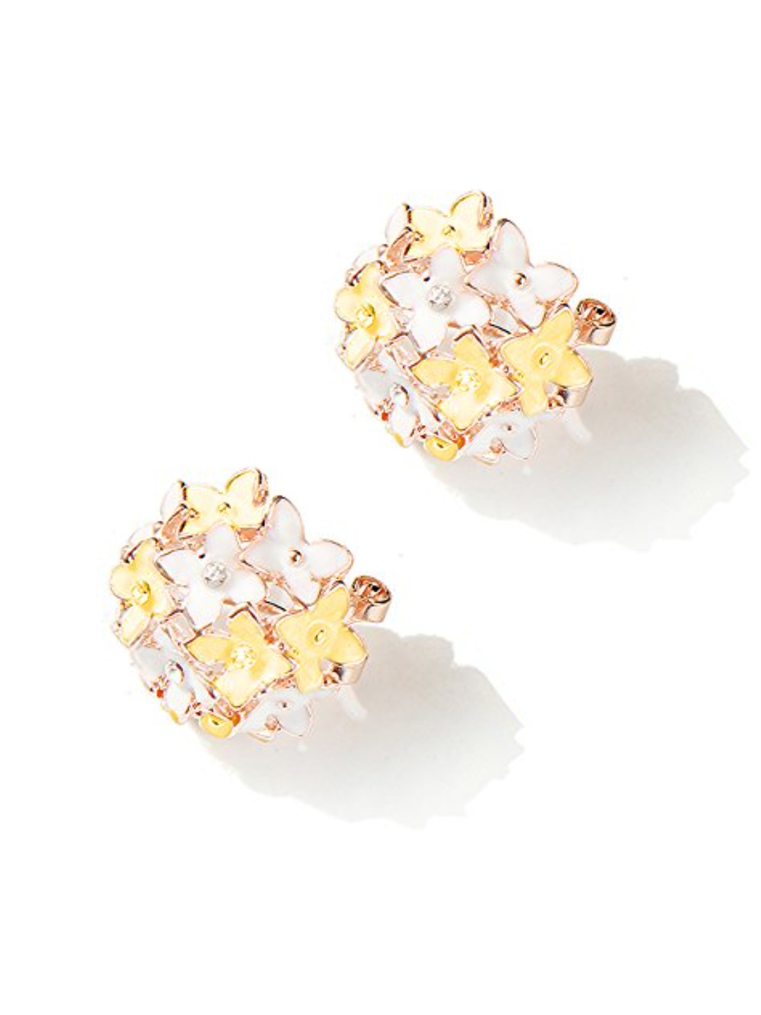 YouBella Jewellery Presents Gracias Collection Floral Earrings Tops for Girls and Women (Combo-2)