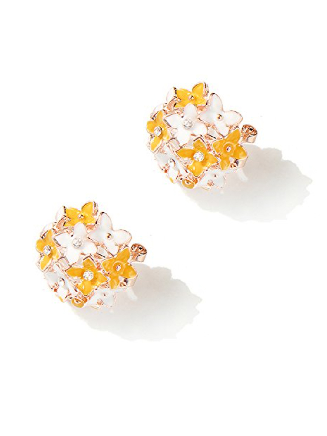 YouBella Jewellery Presents Gracias Collection Floral Earrings Tops for Girls and Women (Combo-3)