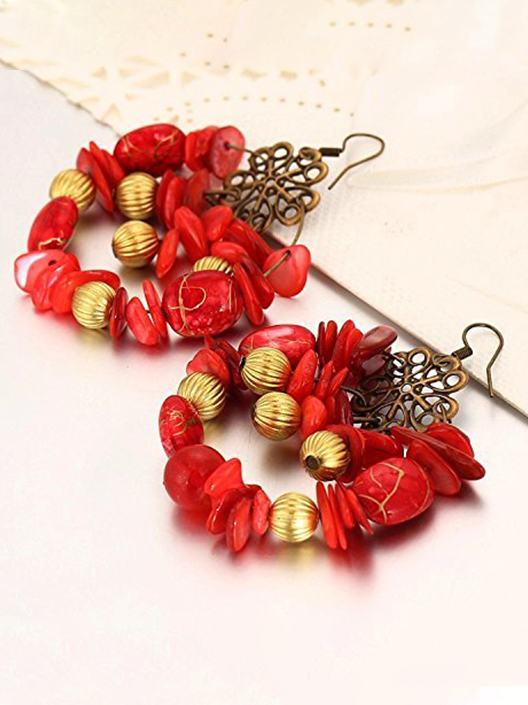 YouBella Jewellery Bohemian Floral Earrings For Girls and Women