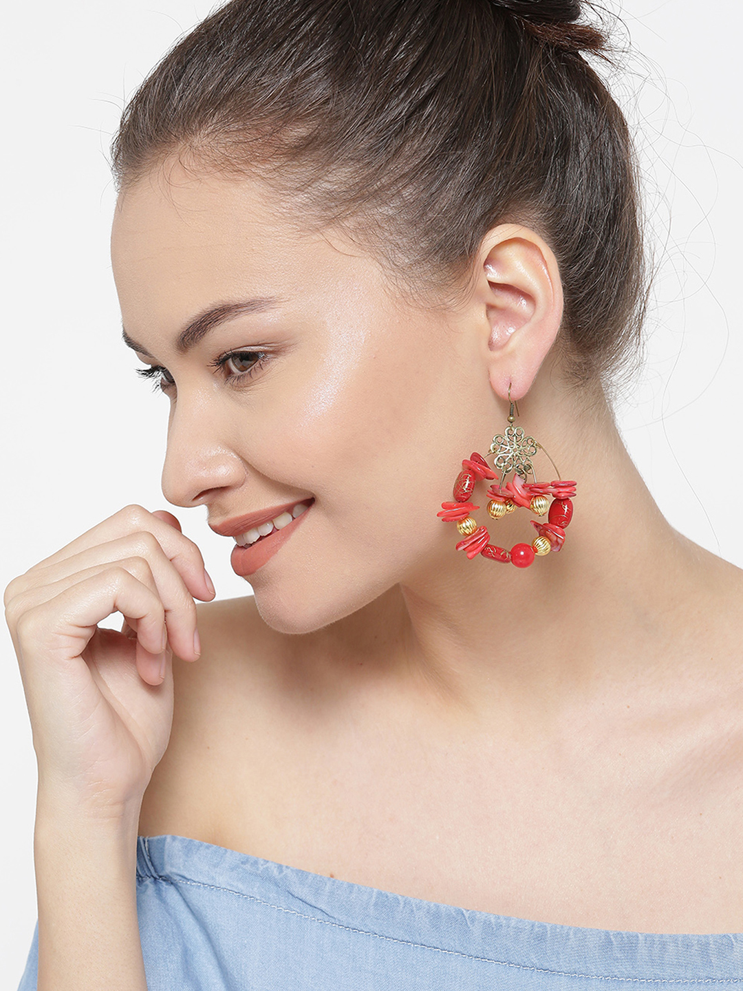 YouBella Jewellery Bohemian Floral Earrings For Girls and Women