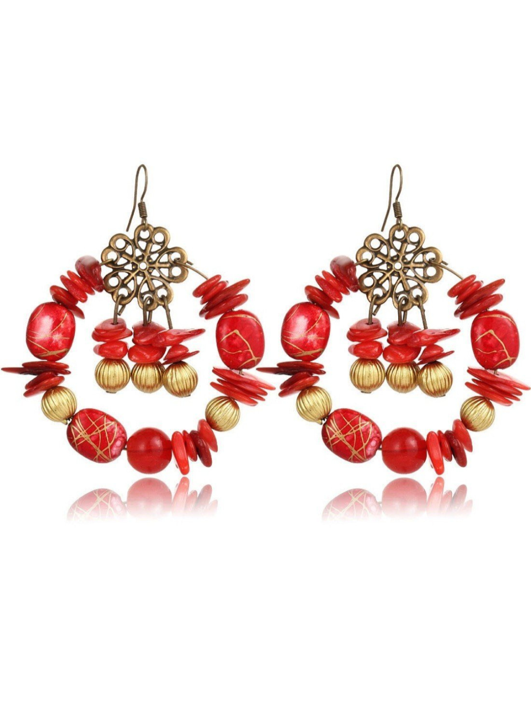 YouBella Jewellery Bohemian Floral Earrings For Girls and Women
