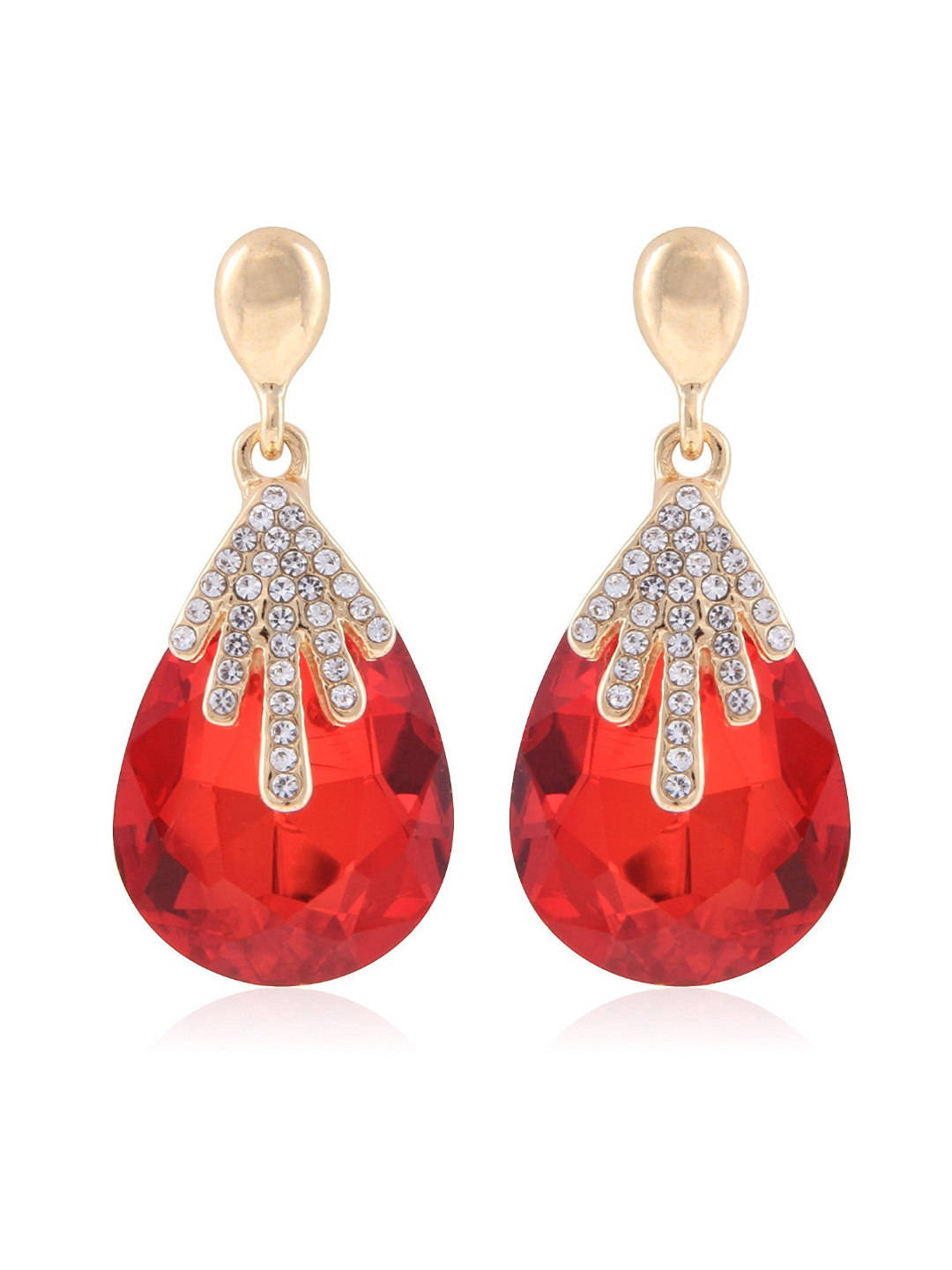 YouBella Jewellery Crystal Drop Earrings For Girls and Women