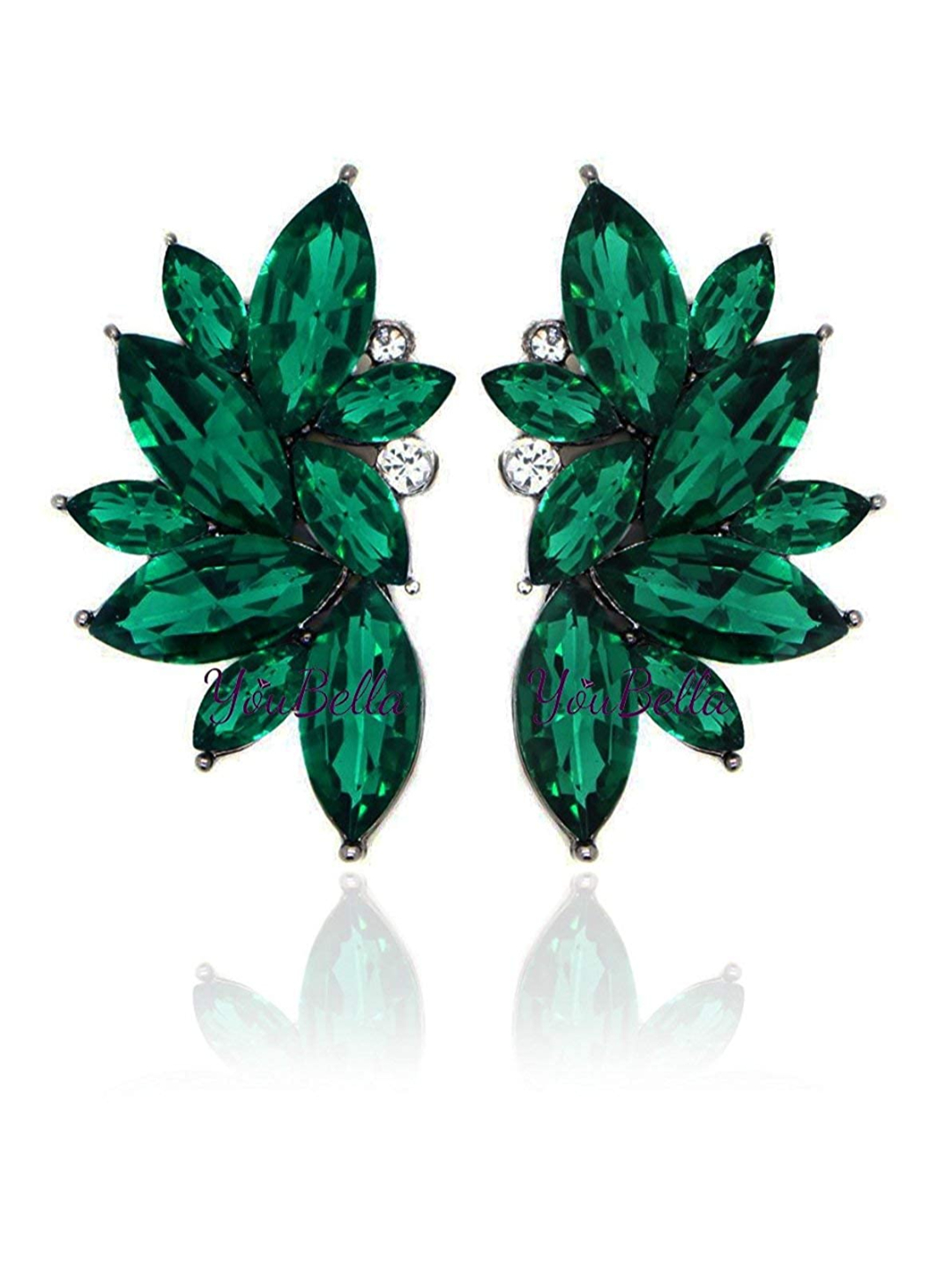 YouBella Valentine Gifts : Fashion Jewellery Earrings for Girls and Women (Green)