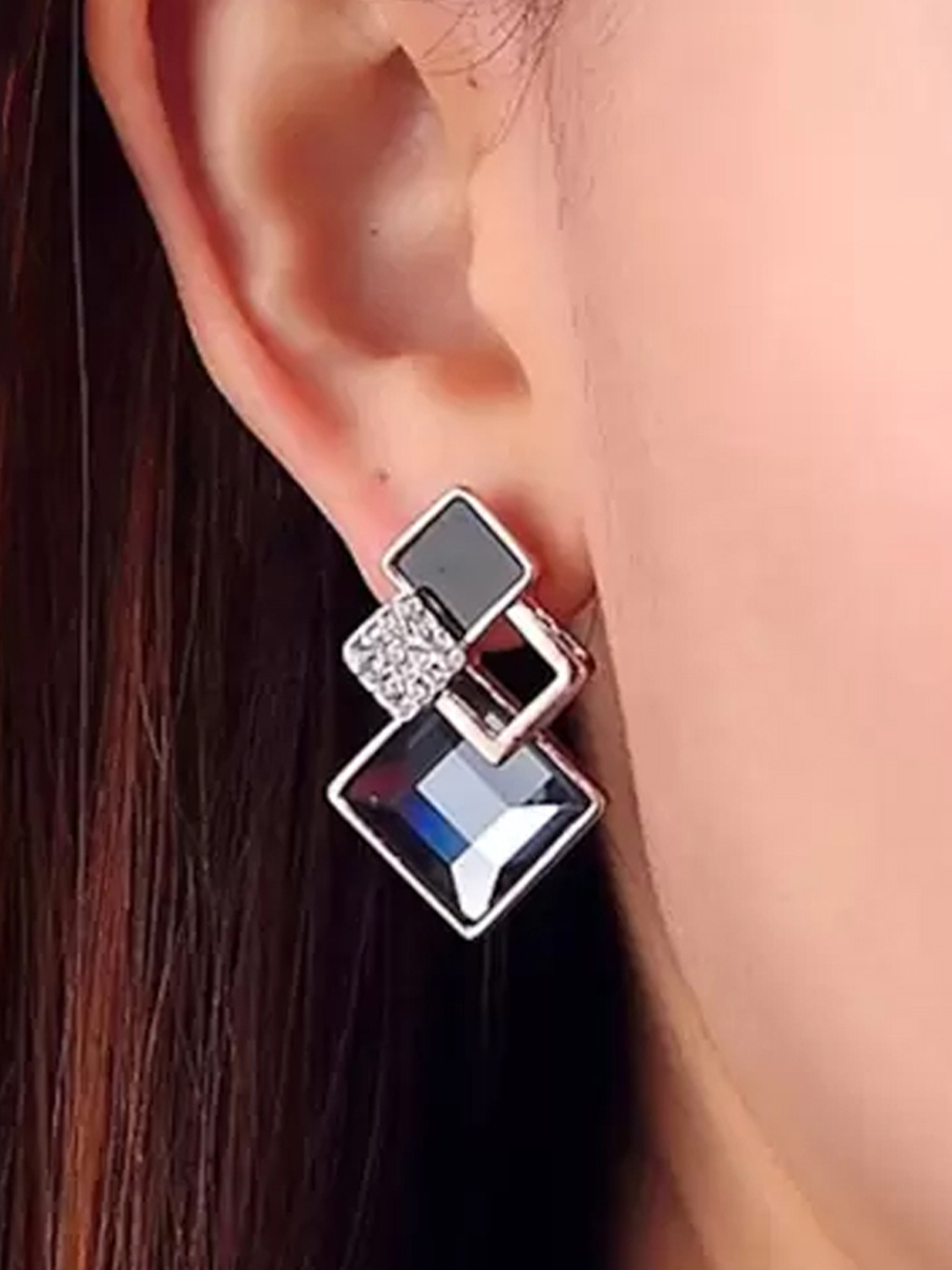 Valentine Gifts : YouBella Fashion Jewellery Earrings for Girls and Women (Blue)