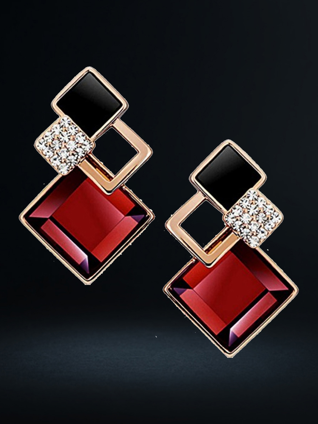 Valentine Gifts : YouBella Fashion Jewellery Earrings for Girls and Women (Brown)
