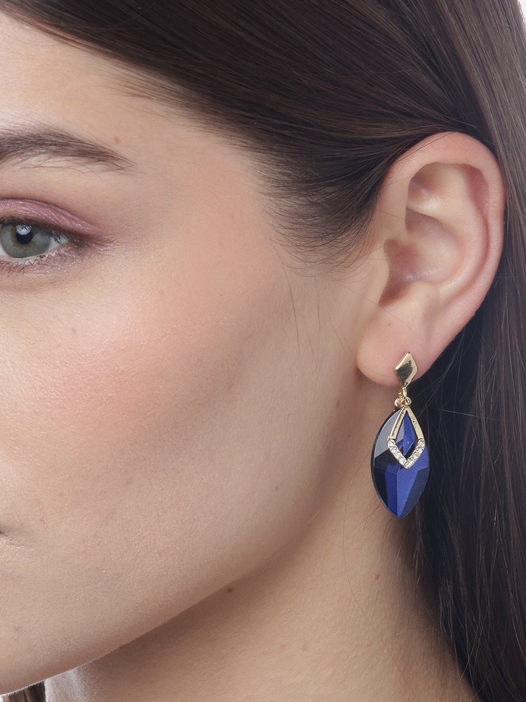 Valentine Gifts : YouBella Fashion Jewellery Earrings for Girls and Women (Blue)