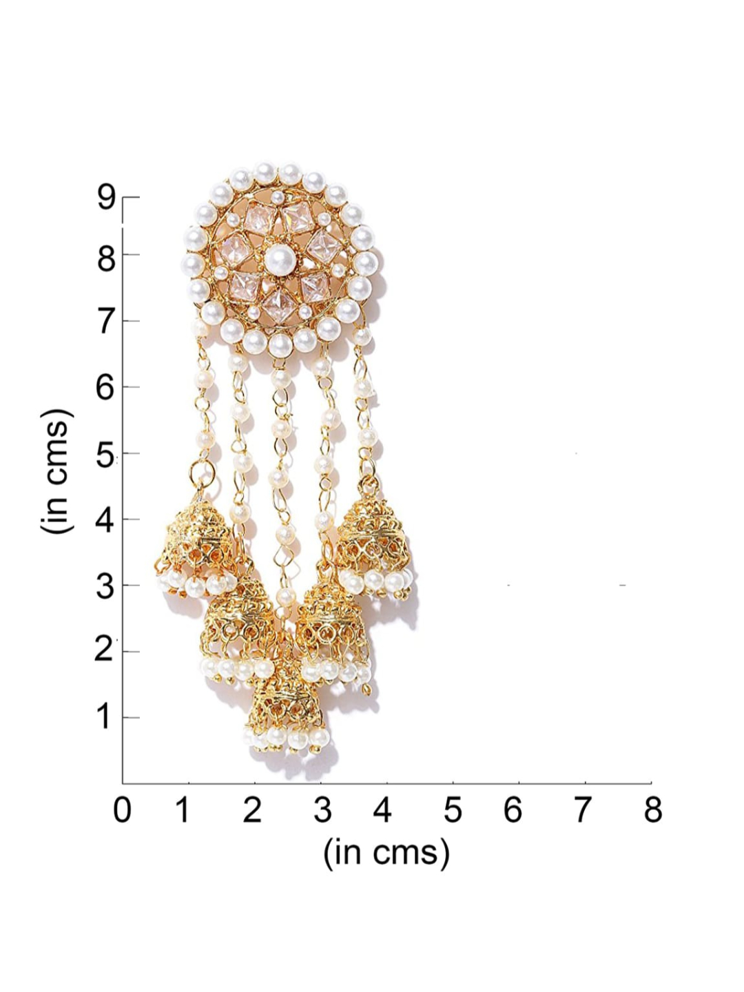 YouBella Jewellery Gold Plated Pearl Jhumka/Jhumki Earrings for Women Traditional Earrings for Girls