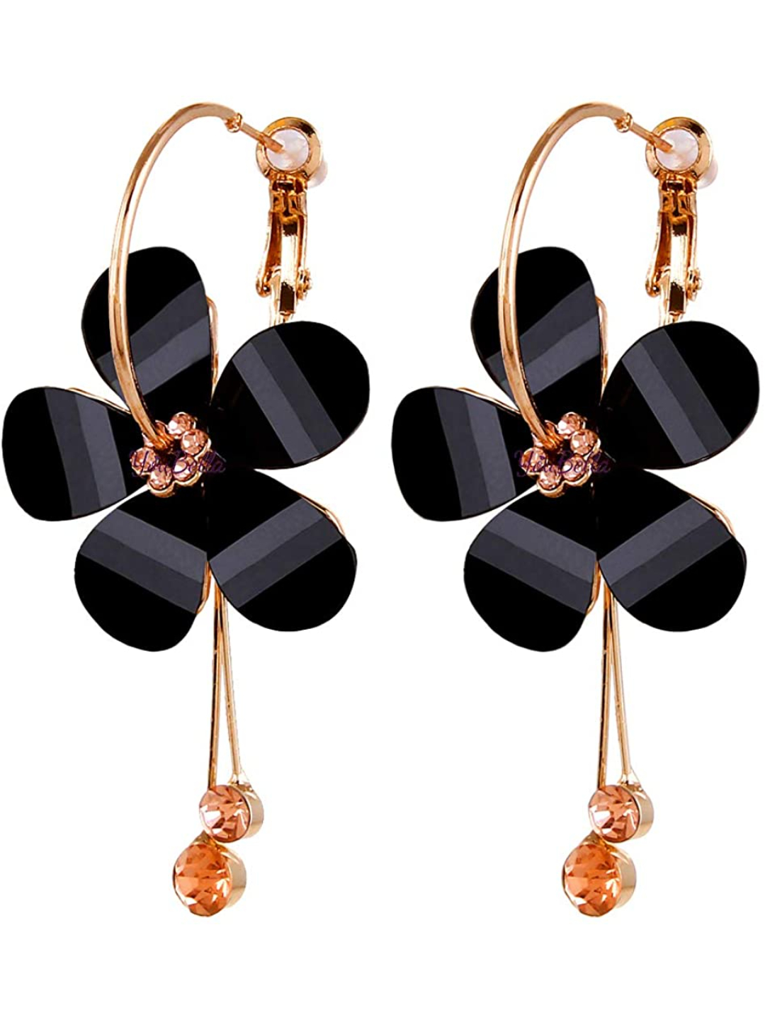YouBella Stylish Party Wear Jewellery Gold Plated Drop Earrings for Women (Combo)(YBEAR_32130)