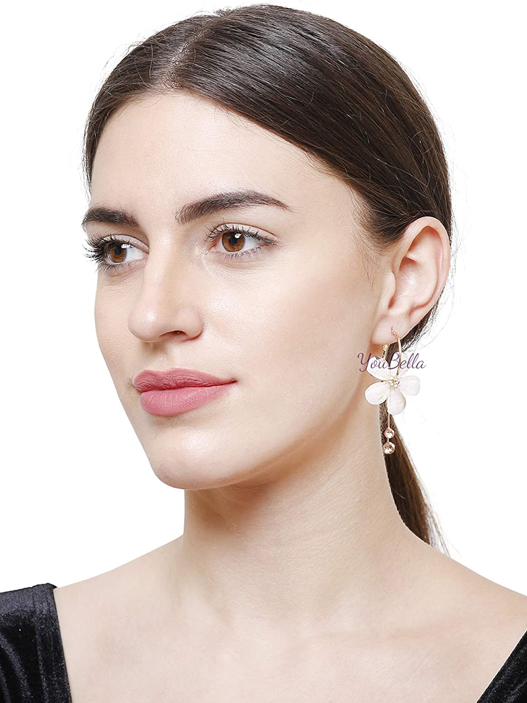 YouBella Stylish Party Wear Jewellery Gold Plated Drop Earrings for Women (Combo)(YBEAR_32130)
