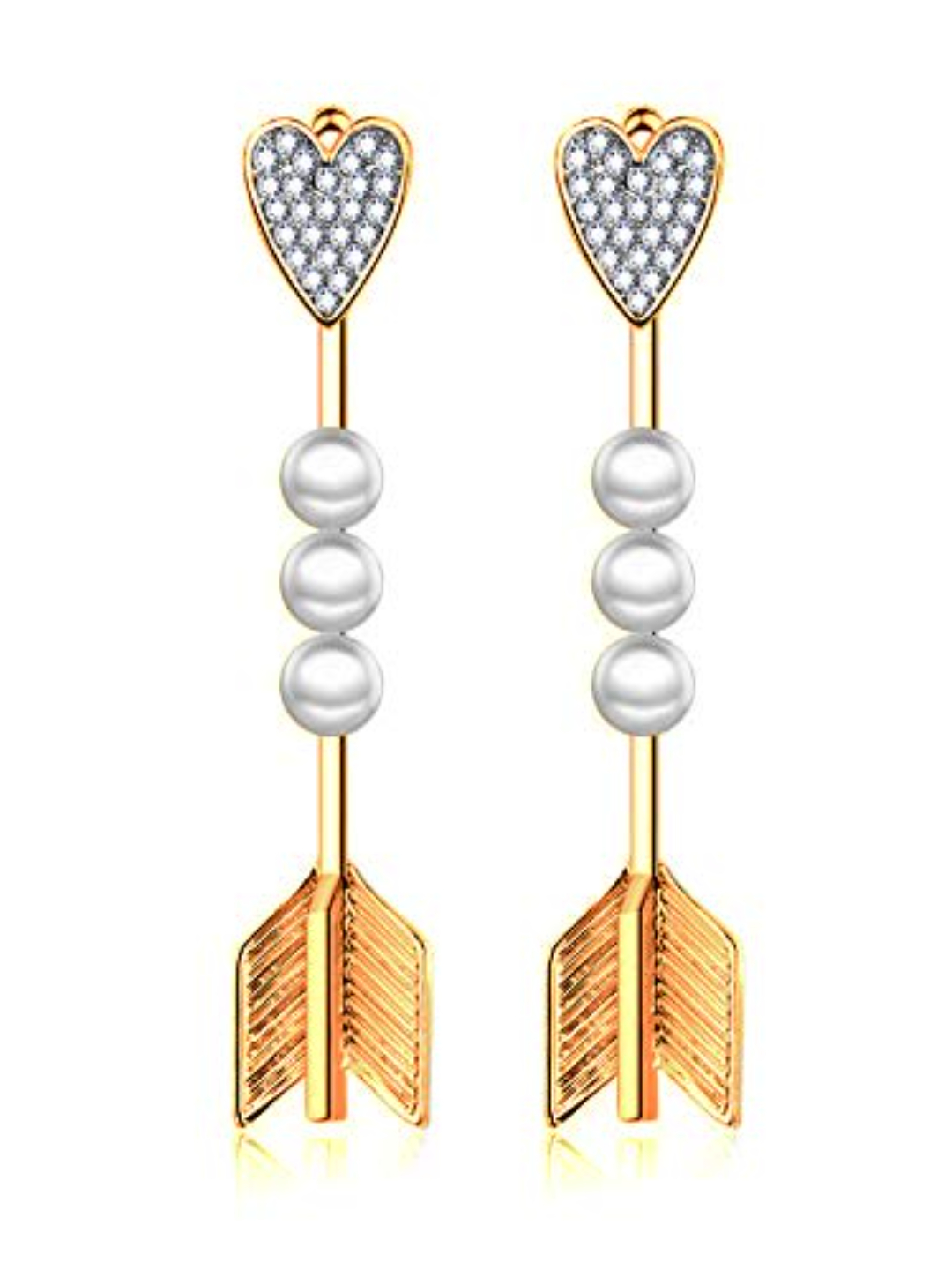 YouBella Jewellery Earings Earrings for Girls and Women (Combo)